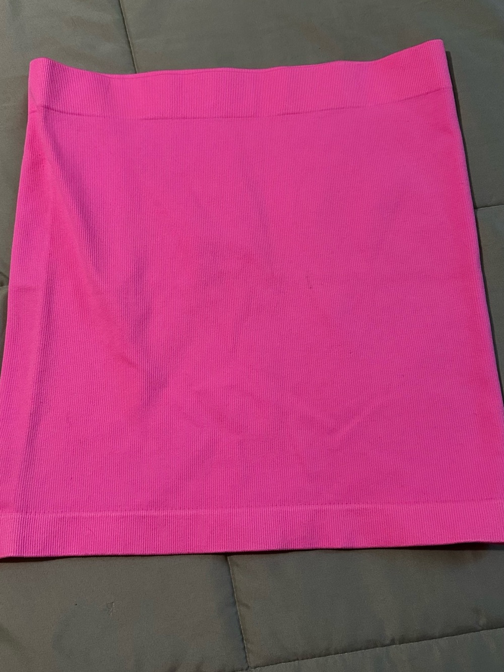 Women's Hot Pink Knit Tube atop